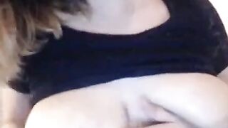 BBW Chubby Girl's Masturbation Session on Cam