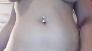 BBW Chubby Girl's Masturbation Session on Cam