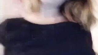BBW Chubby Girl's Masturbation Session on Cam
