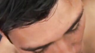 Hungry For A Good Fuck - Older Guy Fucks barely legal Twink With Ropes Of Hot Semen
