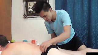 Anal Roughness - Erotic Massage Turns Into Anal Sex For Grandpa And His Hot Masseuse