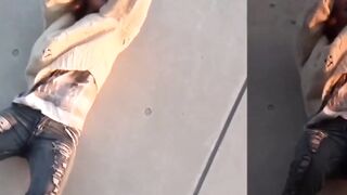 Asian Babe's Piss Play - Fetish Exploration with Close-ups
