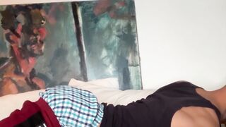 Athletic Hunk Josepth Bank's Ass-Spread Jerkoff Session