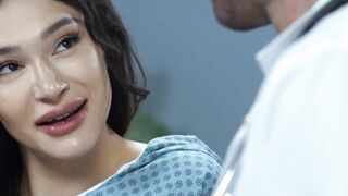 TS Patient Rides Doctor's Dick in Exam Room - Roleplay Fetish