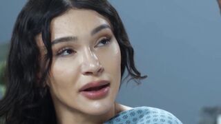 TS Patient Rides Doctor's Dick in Exam Room - Roleplay Fetish