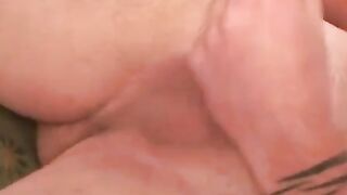 Senior Hunk Jerking Off & Shooting A Hot Load For The Ladies