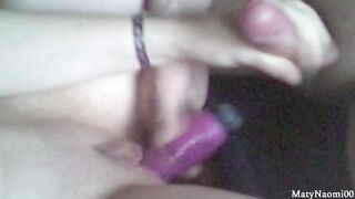 teens year mature mistress takes two dicks, bf's and sex toy