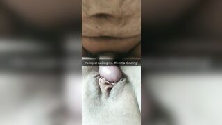 He is just rubbing my cunt! Its totally not cheating, husband!