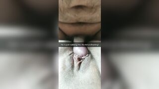 He is just rubbing my cunt! Its totally not cheating, husband!