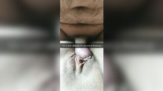 He is just rubbing my cunt! Its totally not cheating, husband!