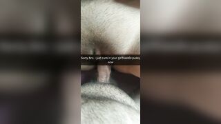Sorry man, I’m cumming in your GF’s vagina now - Milky Mari