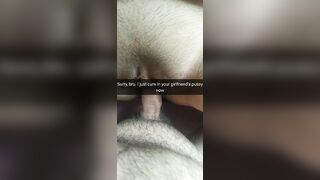 Sorry man, I’m cumming in your GF’s vagina now - Milky Mari