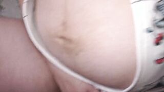 Pregnant hotwife female domination, sloppy second cumshot, cowgirl