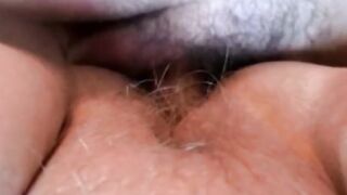 Unshaved Twat Close-Up Banged! – Nuts Deep Orgasm