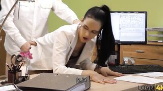 LOAN4K. Rock singer’s bank trip leads to a erotic adventure