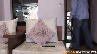Black Amateur Barely Legal Fucks and takes Facial Inside Casting