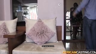 Black Amateur Barely Legal Fucks and takes Facial Inside Casting