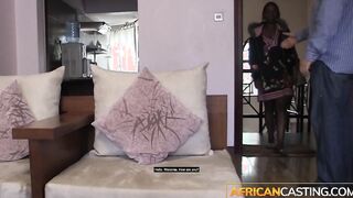Black Amateur Barely Legal Fucks and takes Facial Inside Casting