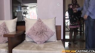 Black Amateur Barely Legal Fucks and takes Facial Inside Casting