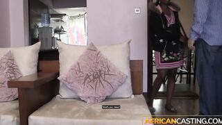 Black Amateur Barely Legal Fucks and takes Facial Inside Casting