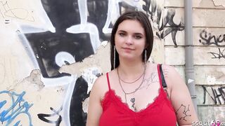 GERMAN SCOUT - CURVY BBW 18 YO TAYLEE WOOD PICKED UP AND BONED