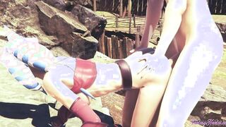 Celeb Wars Animated - Ahsoka Best Animated Sex [Blowjob, fingered, hand job, banged with creampie] - Japanese oriental manga hentai game porn