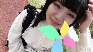 Ryo is a Bombshell Bae Japanese amateur 19 yo wanting to have sex on camera for 1st time to become a JAV - So adorable with her bald twat spreading open getting finger fucked 4K pt one