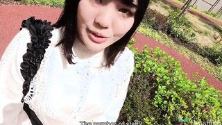 Ryo is a Bombshell Bae Japanese amateur 19 yo wanting to have sex on camera for 1st time to become a JAV - So adorable with her bald twat spreading open getting finger fucked 4K pt one