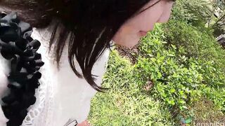 Ryo is a Bombshell Bae Japanese amateur 19 yo wanting to have sex on camera for 1st time to become a JAV - So adorable with her bald twat spreading open getting finger fucked 4K pt one