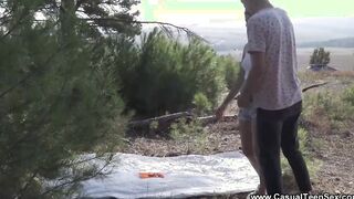 Casual Teens Sex - Surprise fucked inside the open