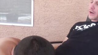 Outdoor Anal Threesome with Huge Loads on Raw Muscle Jocks