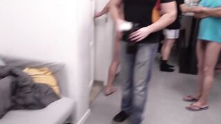 Group Sex Orgasm Party! Anal Hammered Hardcore by Hot Guys