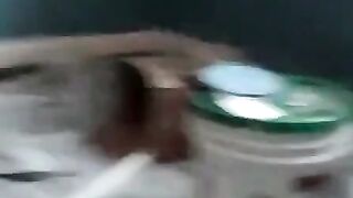 Grandpa Fucks barely legal Twink in Public Toilet