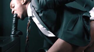 ClassyBlackBBC-TRENT KING WANKS HIS BIG BLACK COCK FOR THE CAMERA