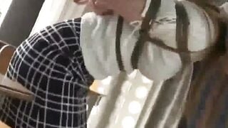Bondage Fetish - Naughty college girl Gets Restrained And Spanked