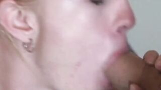 Blondie Blows & Rides Big Dick - Hot Slender Babe Gets Fucked Hard By Two Guys