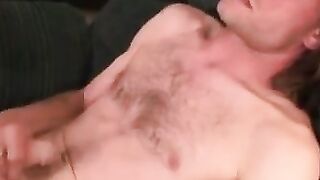 Long-Haired Hunk Smoking & Masturbating - Solo Male Strokes Off For The Camera
