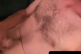Long-Haired Hunk Smoking & Masturbating