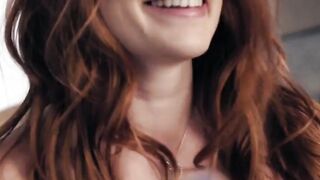 Redheaded Vixen Tricia Enjoys Anal Play in Her Private Room