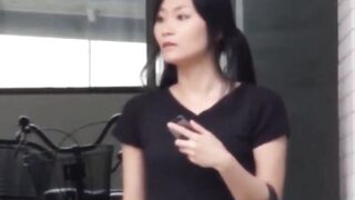 Tall Asain Bombshell - Voyeur Cam Captures Her Everywhere
