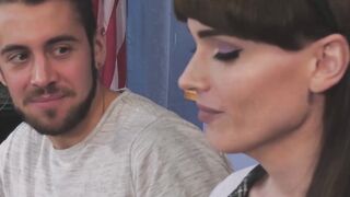 WICKED - Hot MILF Fucks Her Step-Brother's Friend And Swallows His Load