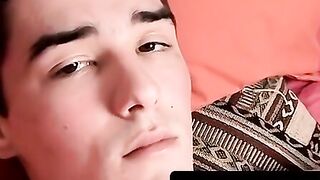 Twinks Foot Fetish - Close-up View of Toes & Feet While Jerk Off