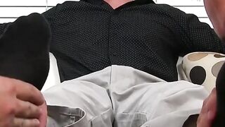 Foot Worship - Muscle Stud Fucks Hunk With Perfect Feet