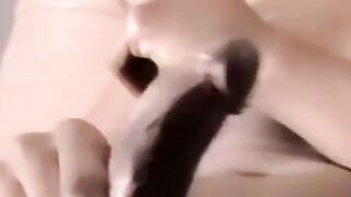 Black Amateur Porn Star's Debut Scene with Explosive Climax