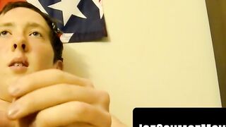 Hot MILF Jerking Off For Live Cam - Sensual Blowjob & Hand Job
