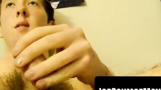 Hot MILF Jerking Off For Live Cam - Sensual Blowjob & Hand Job