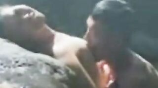 Exotic4K - Hot Asian Couple Fucked Hard in Outdoor Threesome