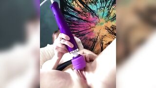 Sex-Toy Sensual Pleasure Journey - Masturbation Fun With Toys And Natural Boobs