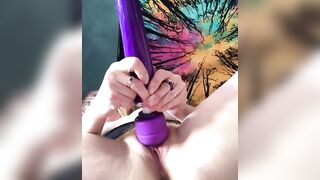 Sex-Toy Sensual Pleasure Journey - Masturbation Fun With Toys And Natural Boobs
