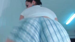Latino Guy's Hot Wife Strips Down And Dances For You On Cam